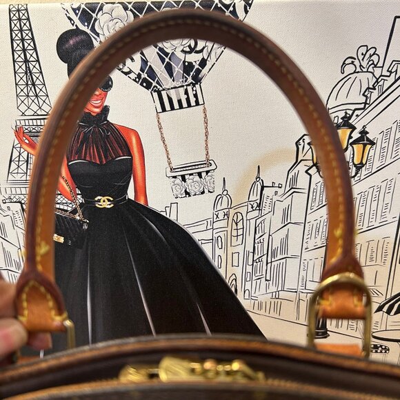 Louis Vuitton Ellipse MM Monogram "Bowling" Bag Canvas & Leather - Picture 4 of 16